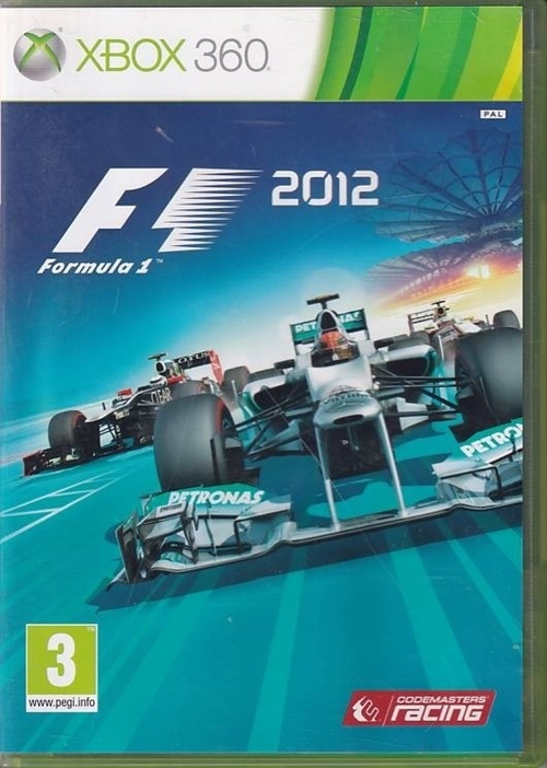 F1 2012 Formula 1 - XBOX 360 (B Grade) (Genbrug)